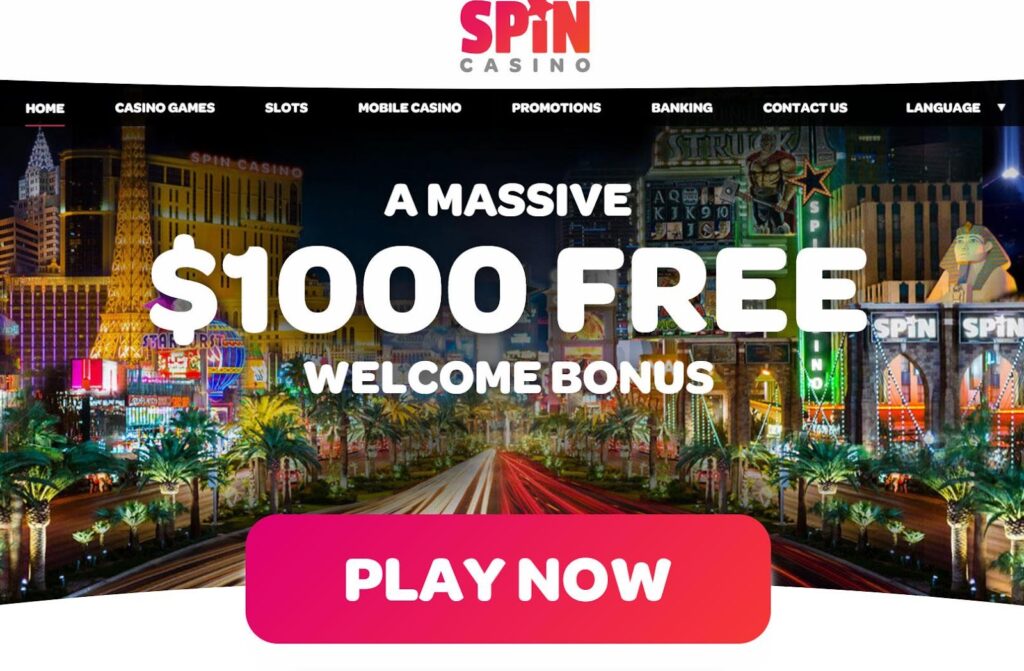 Spin casino review Canada welcome bonus $5 deposit