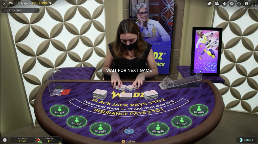 live blackjack by evolution gaming in ontario