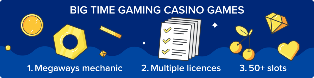 Big time gaming games and casinos in Canada and their Megaways mechanic
