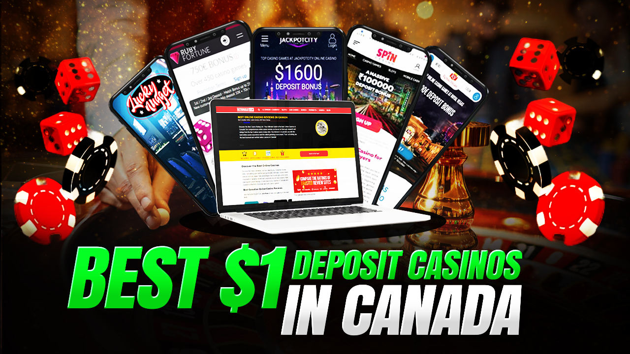 $1 Deposit Casinos in Canada hero image
