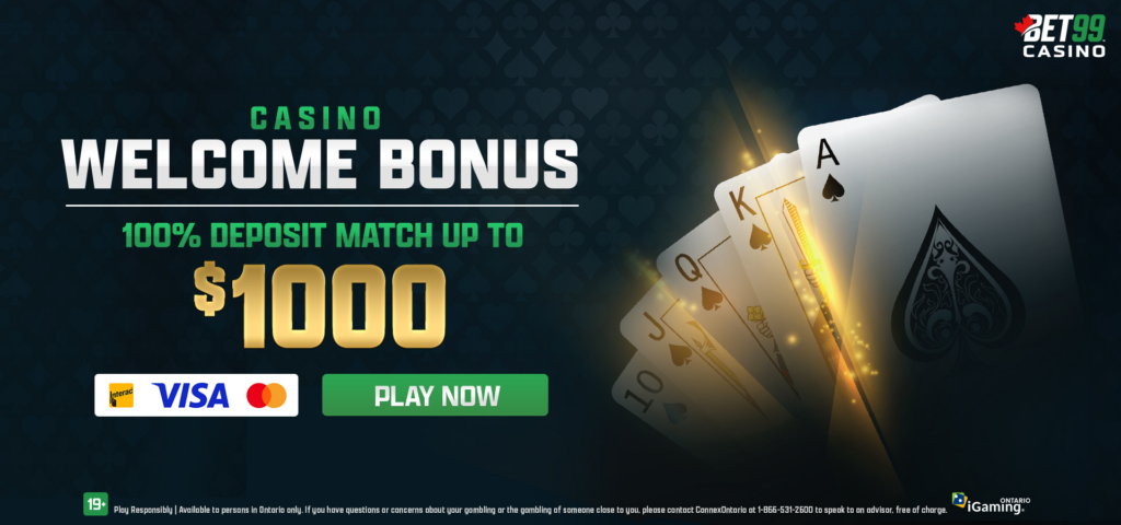 bet99 casino welcome bonus up to $1000 bestbonuslist
