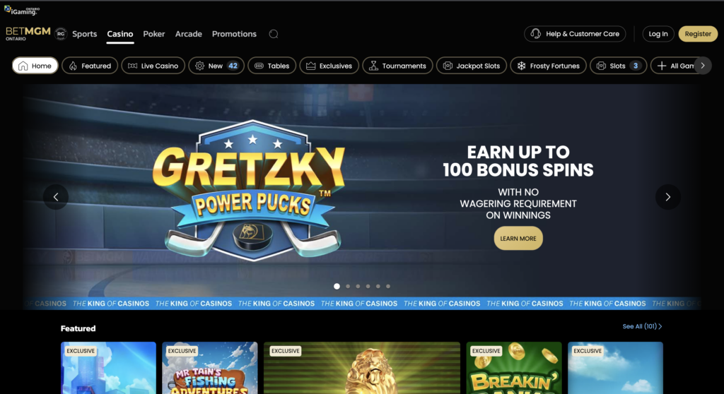 BetMGM Casino casino screenshot