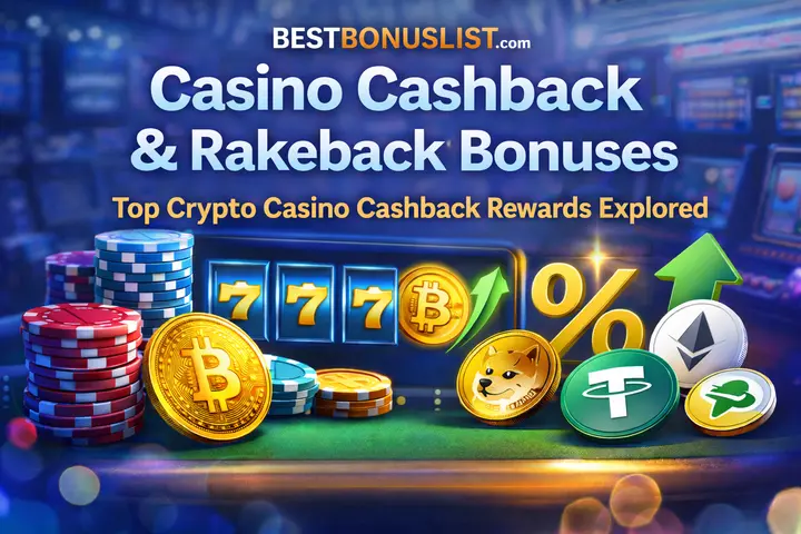 Casino Cashback On Losses & Rakeback Bonuses hero image